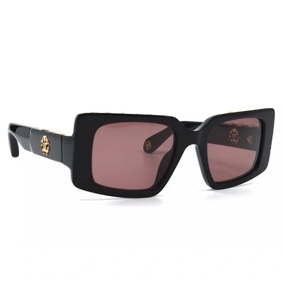 Roberto Cavalli Black Sunglasses with Pink Lenses - Picture 4 of 5